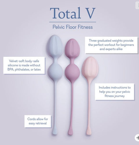 TOTAL V Pelvic Floor Exerciser - Pure Romance with Jen Kelly